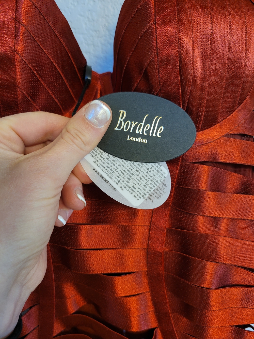 Bordelle Angela Dress - Burnt Red - Picture 5 of 6